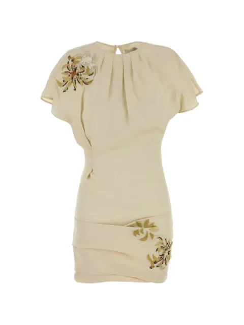 ISABEL MARANT Sakia embroidered crepe mini dress