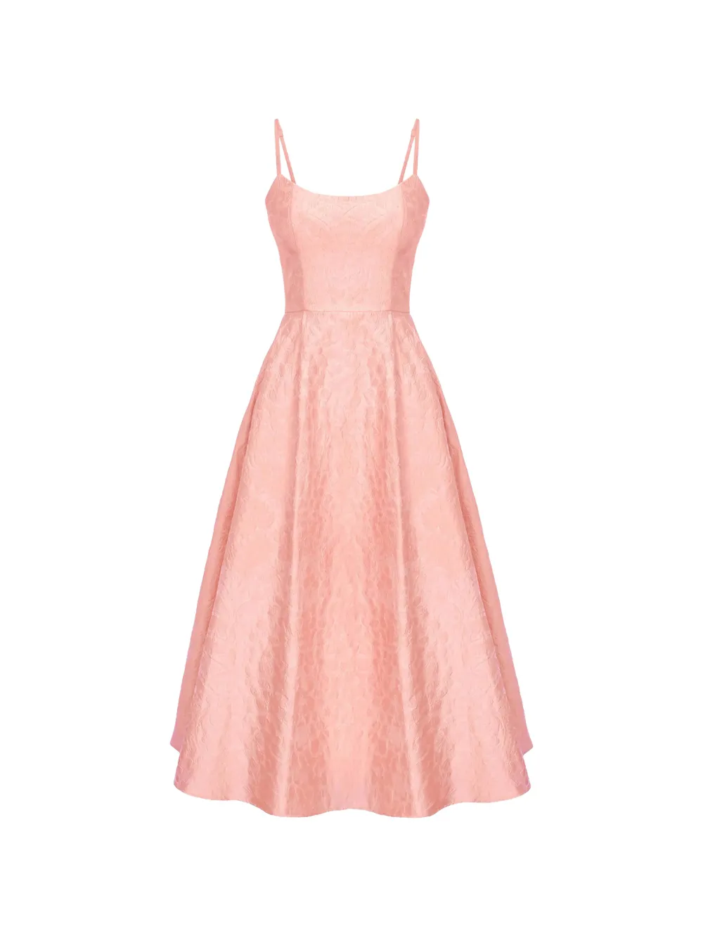 POST MERIDIEM scoop-neck corset-style midi dress