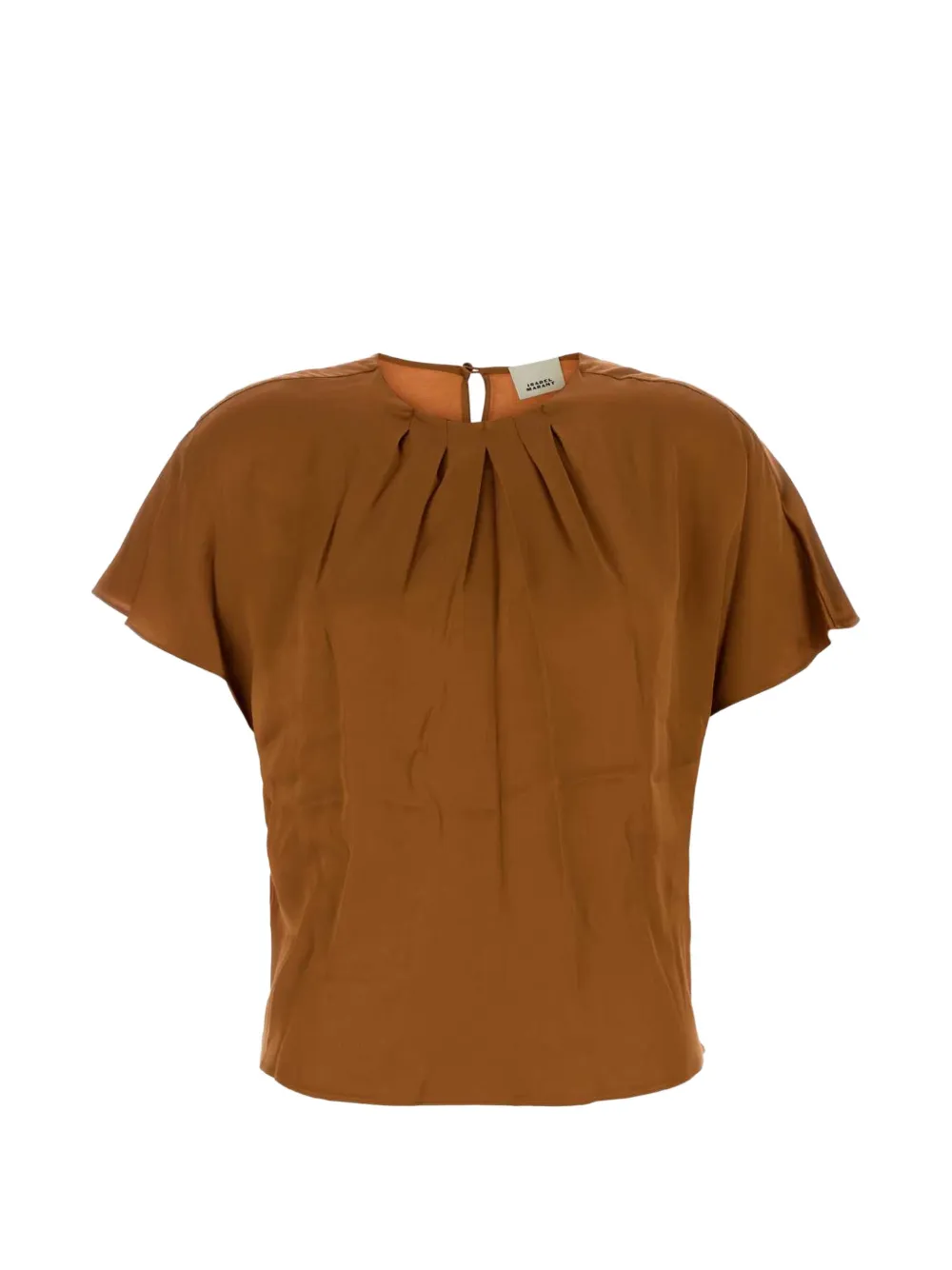 ISABEL MARANT Sakine satin-finish top