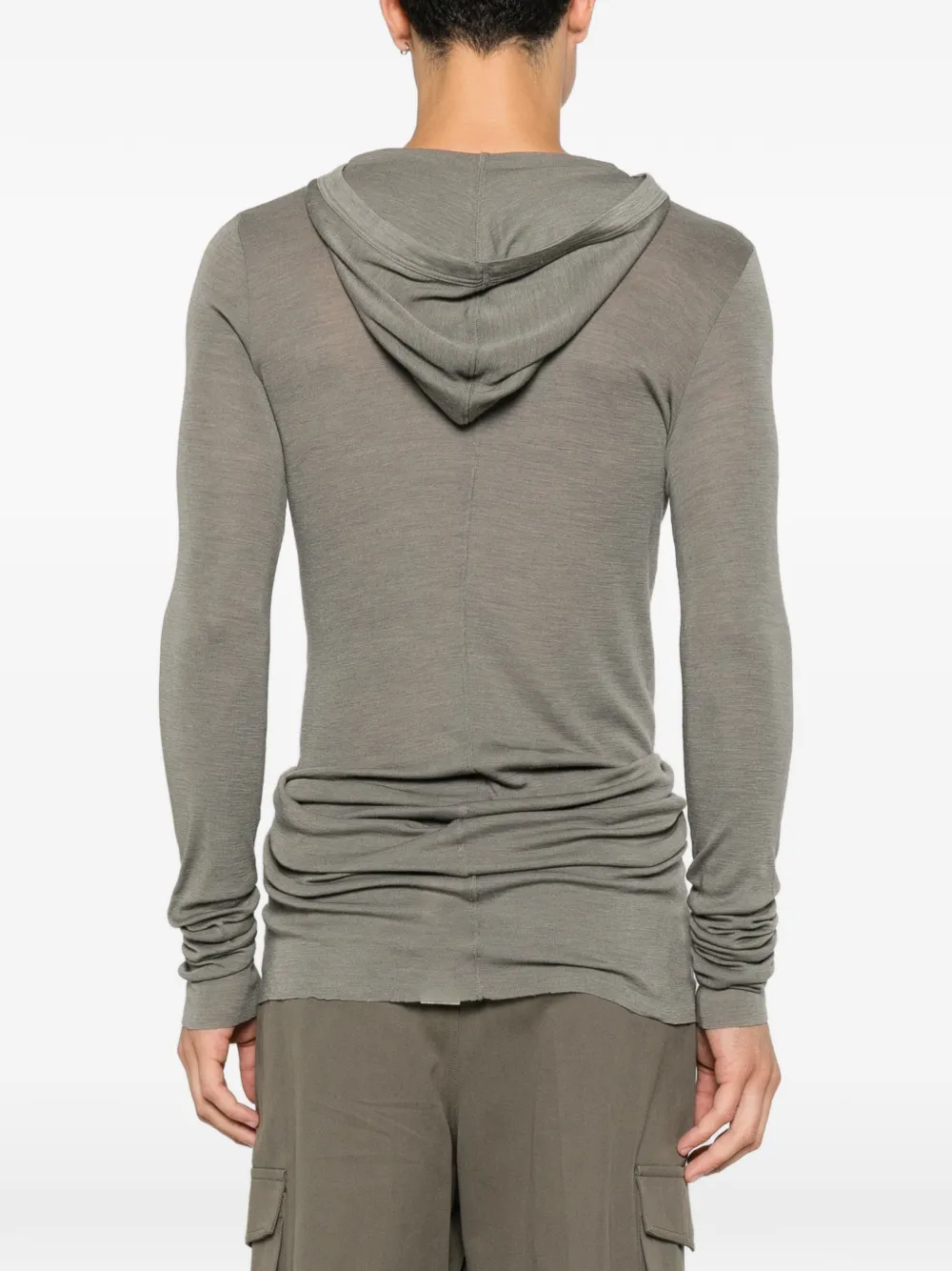Rick Owens T-shirt met lange mouwen Grijs