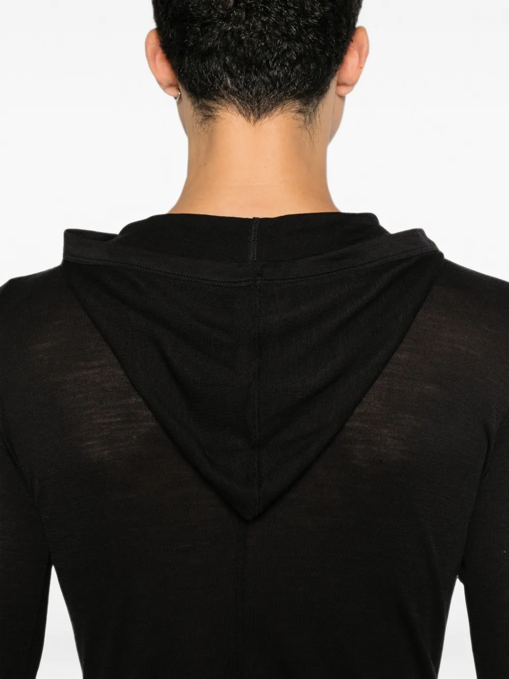 Rick Owens T-shirt met lange mouwen Zwart