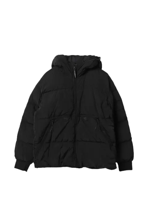 C.P. Company Kids Goggle-detail padded jacket