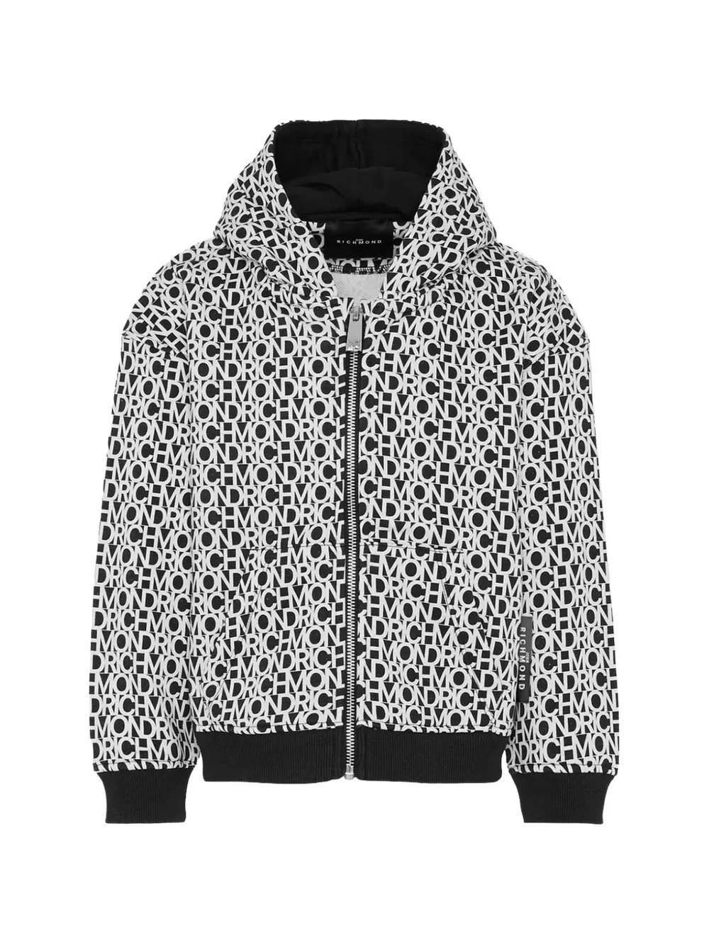 John Richmond Junior Felpa con cappuccio - Bianco