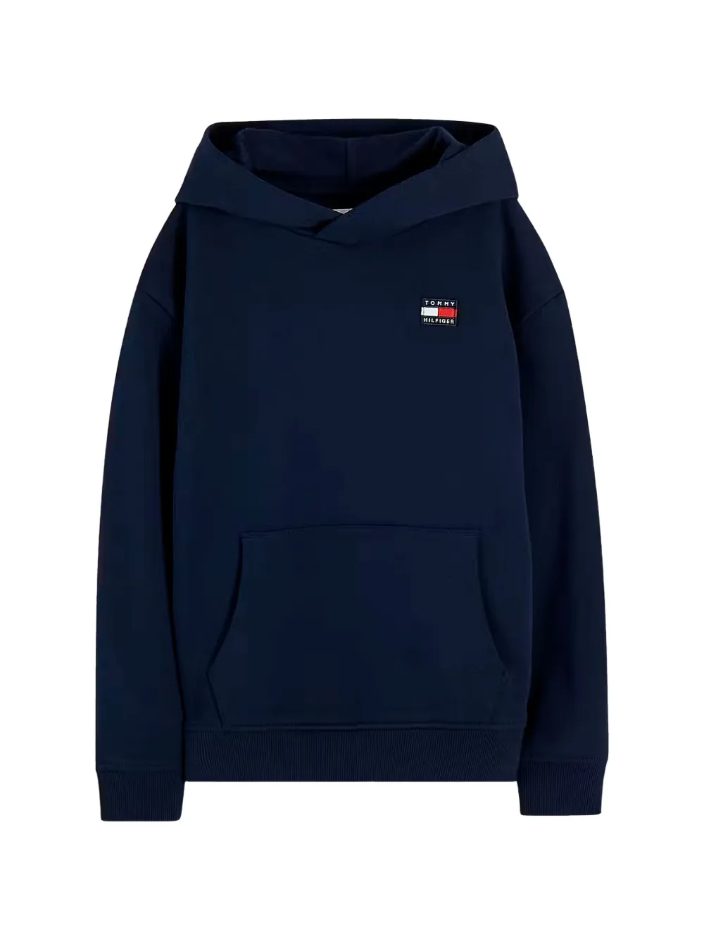 Tommy Hilfiger Junior Felpa con logo e cappuccio - Blu