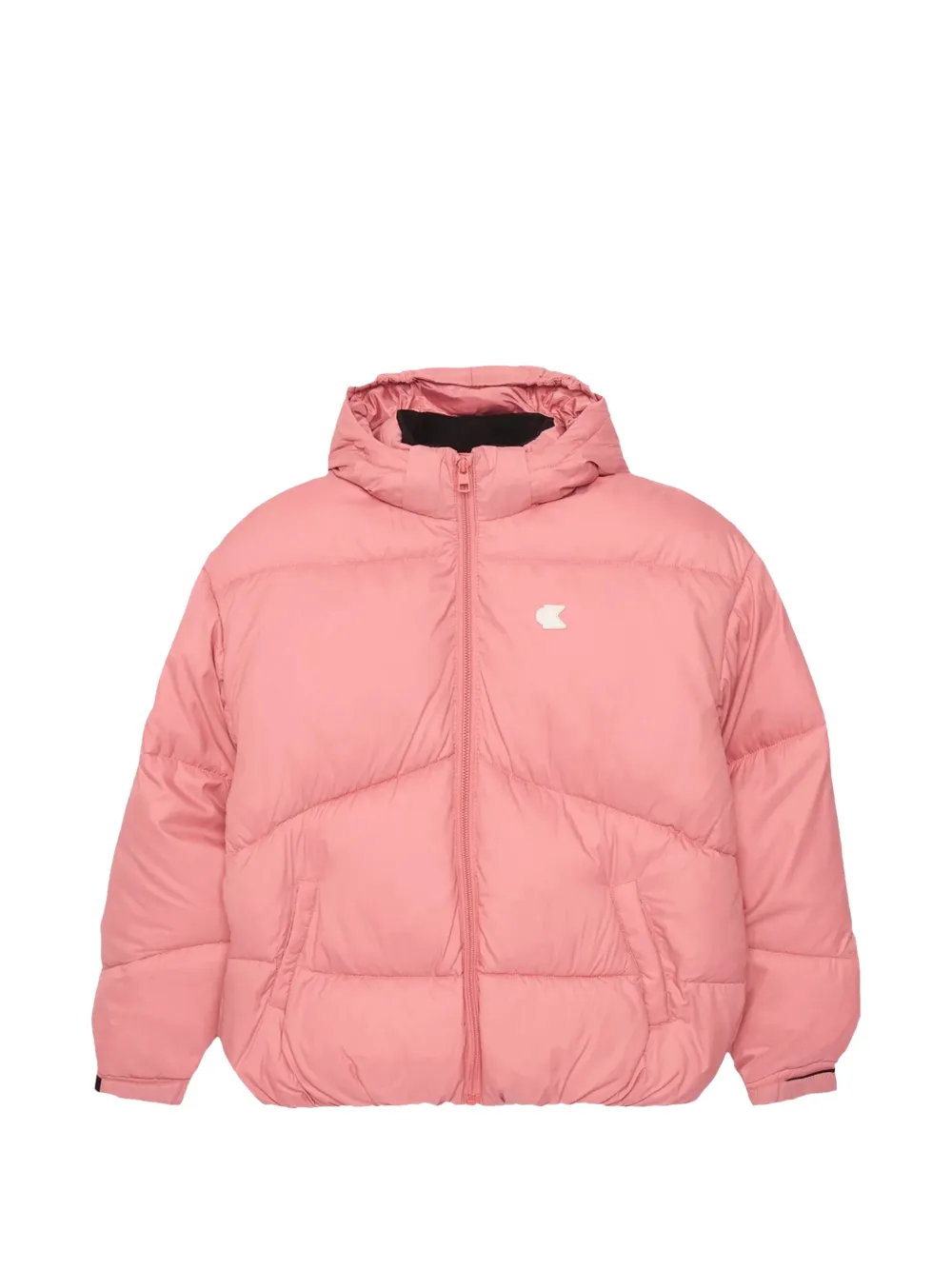 Calvin Klein Kids Piumino trapuntato con cappuccio - Rosa