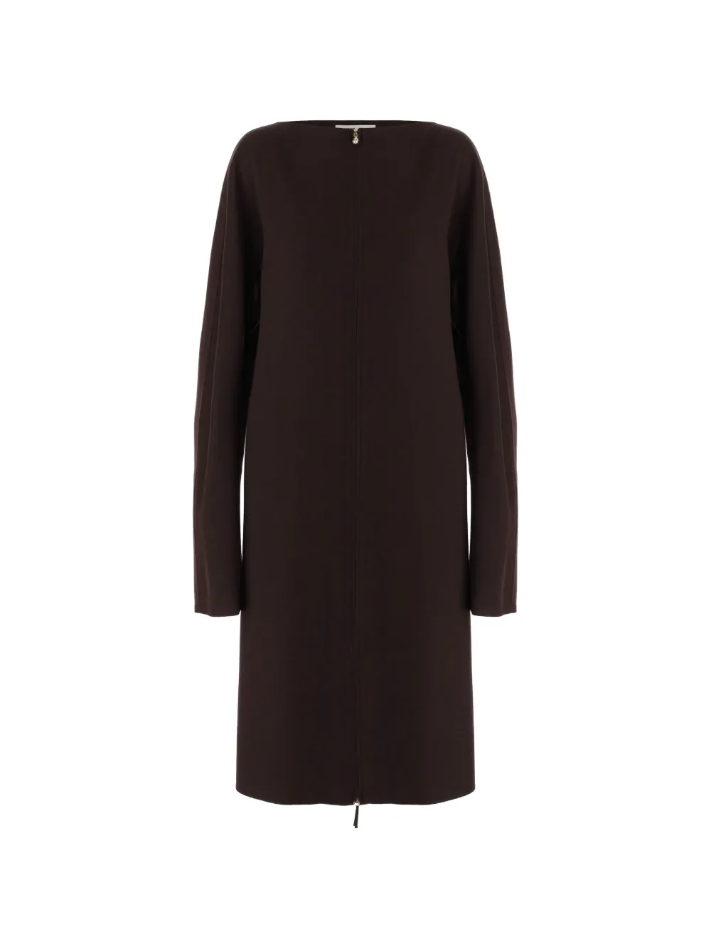 Carven pearl-embellished long-sleeve dress