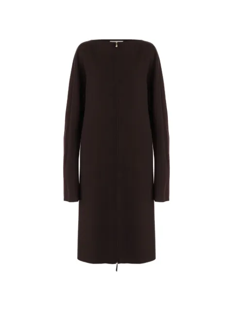 Carven pearl-embellished long-sleeve dress