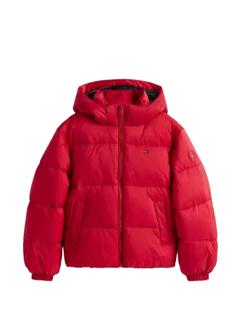 Tommy Hilfiger Junior hooded quilted jacket