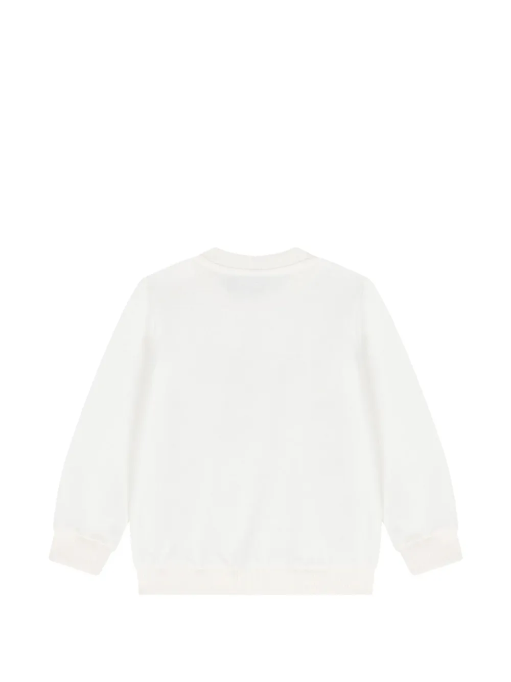 Moschino Kids Teddy Bear logo-print sweater Wit