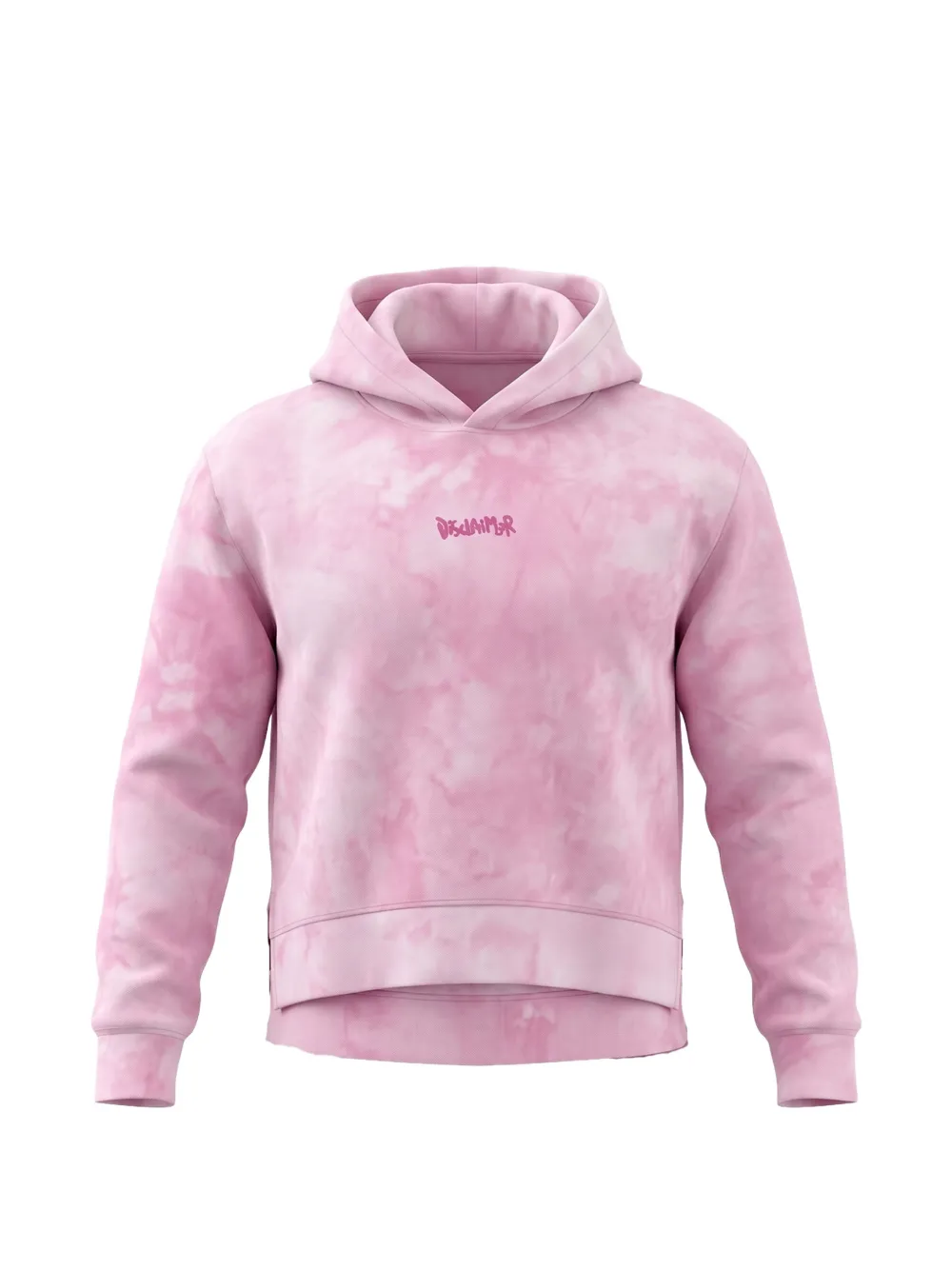 DISCLAIMER Felpa con fantasia tie dye - Rosa