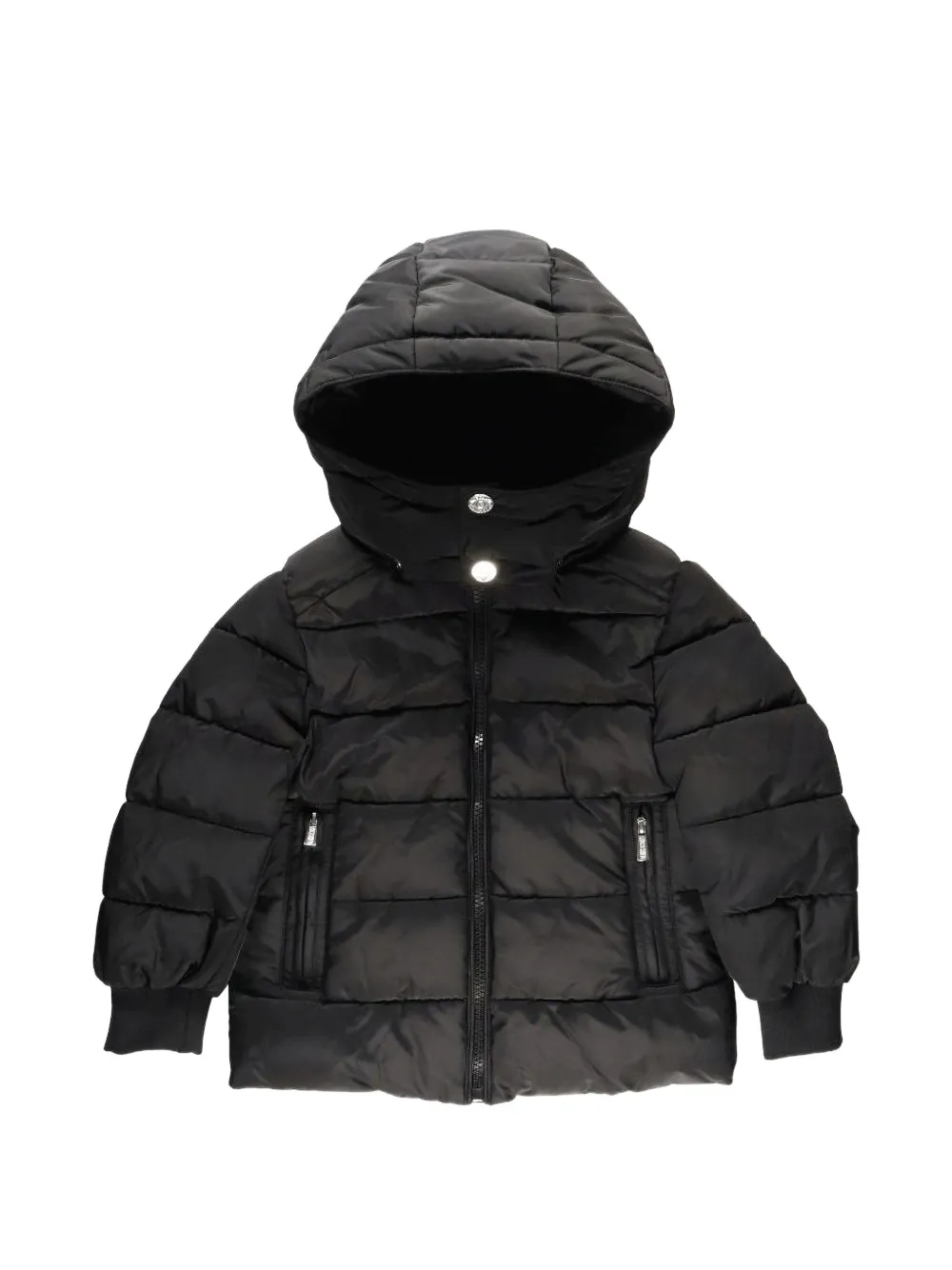 Moschino Kids Piumino con cappuccio - Nero
