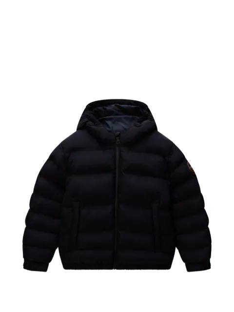 Napapijri Kids キルティング フーデッドジャケット