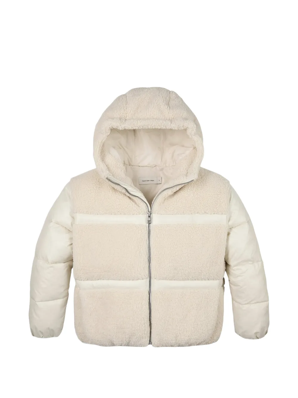 Calvin Klein Kids Giacca con inserti in pile - Toni neutri