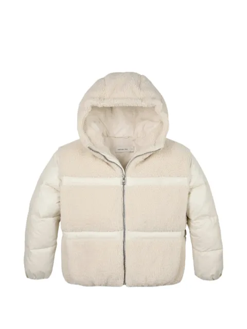 Calvin Klein Kids fleece-panelled padded jacket