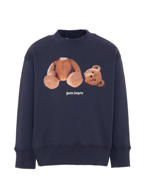 Palm Angels Kids teddy bear-print sweatshirt