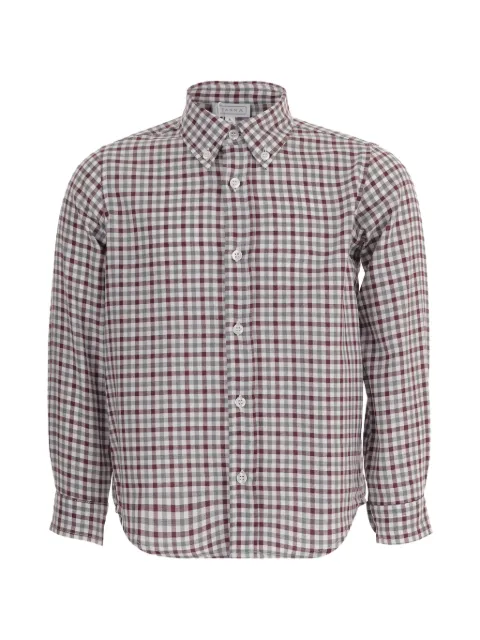 Nicoletta Fanna check-pattern button-down shirt