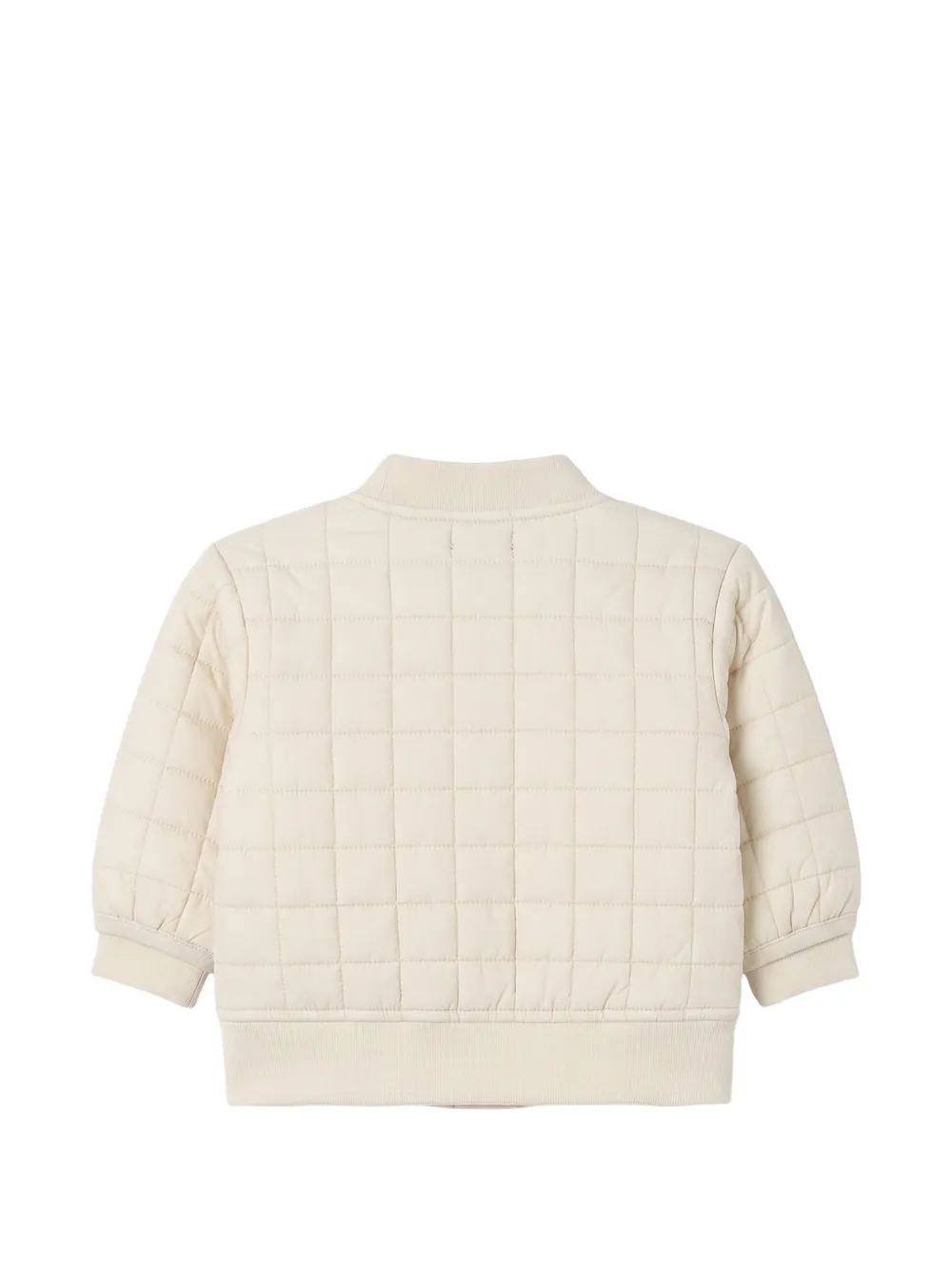 Calvin Klein Kids Gewatteerd jack met geborduurd logo Wit