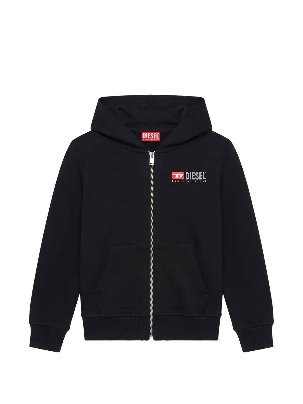 Diesel Kids Felpa con cappuccio - Nero