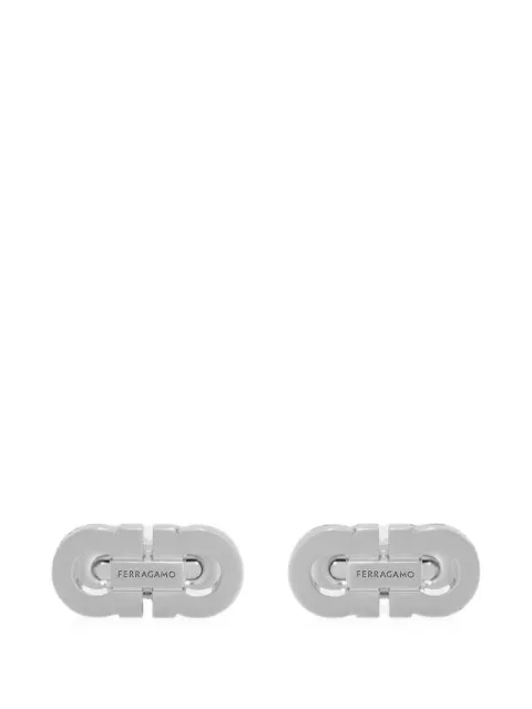 Ferragamo double Gancini cufflinks