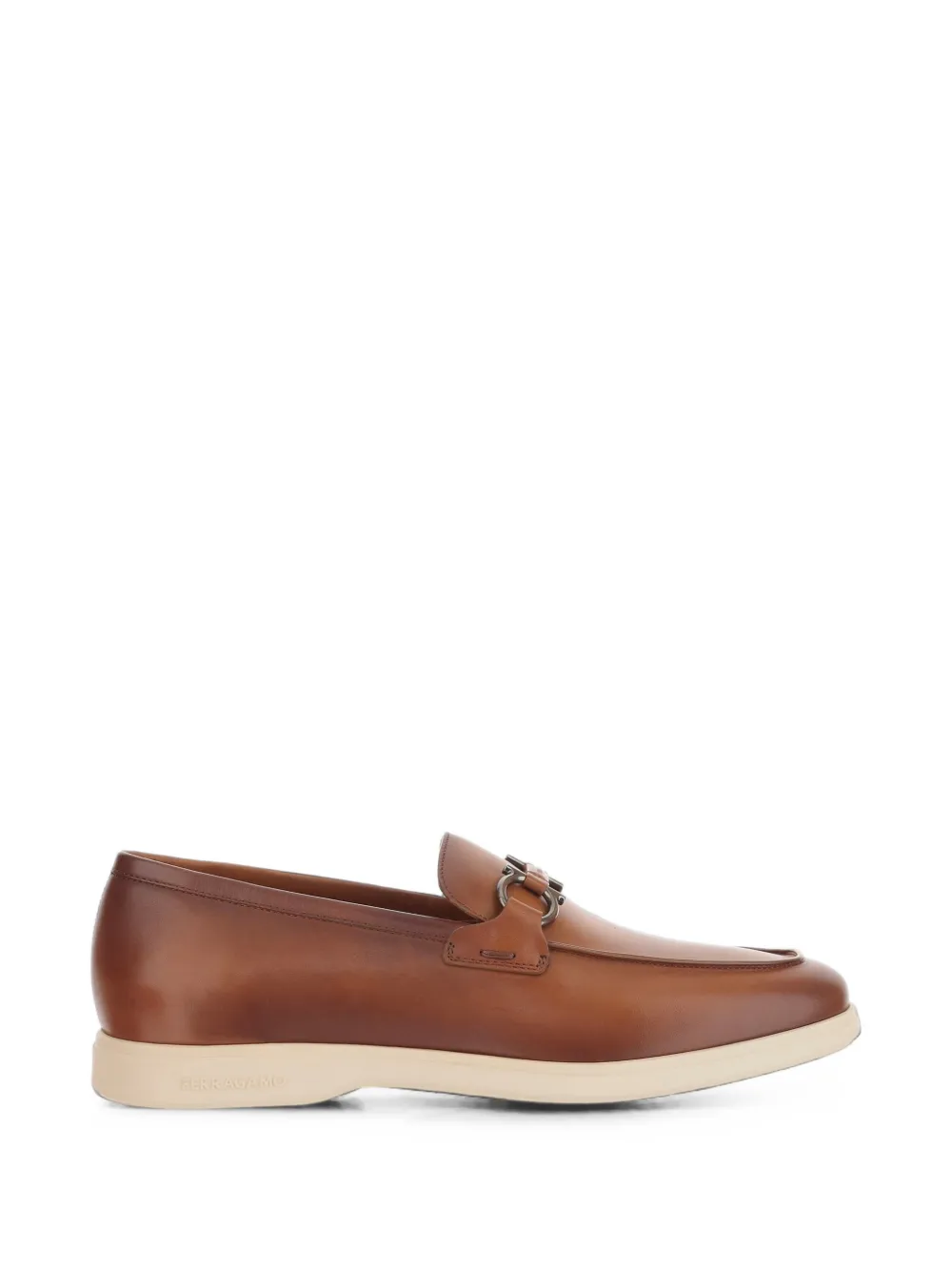 Ferragamo casual loafers with Gancini ornament Bruin