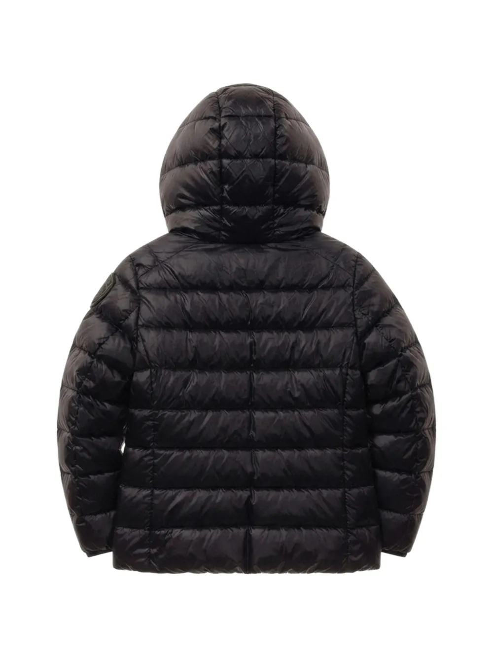 Blauer Jack met capuchon Zwart