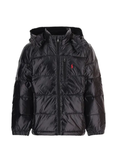 POLO RALPH LAUREN KIDS chamarra capitonada con capucha