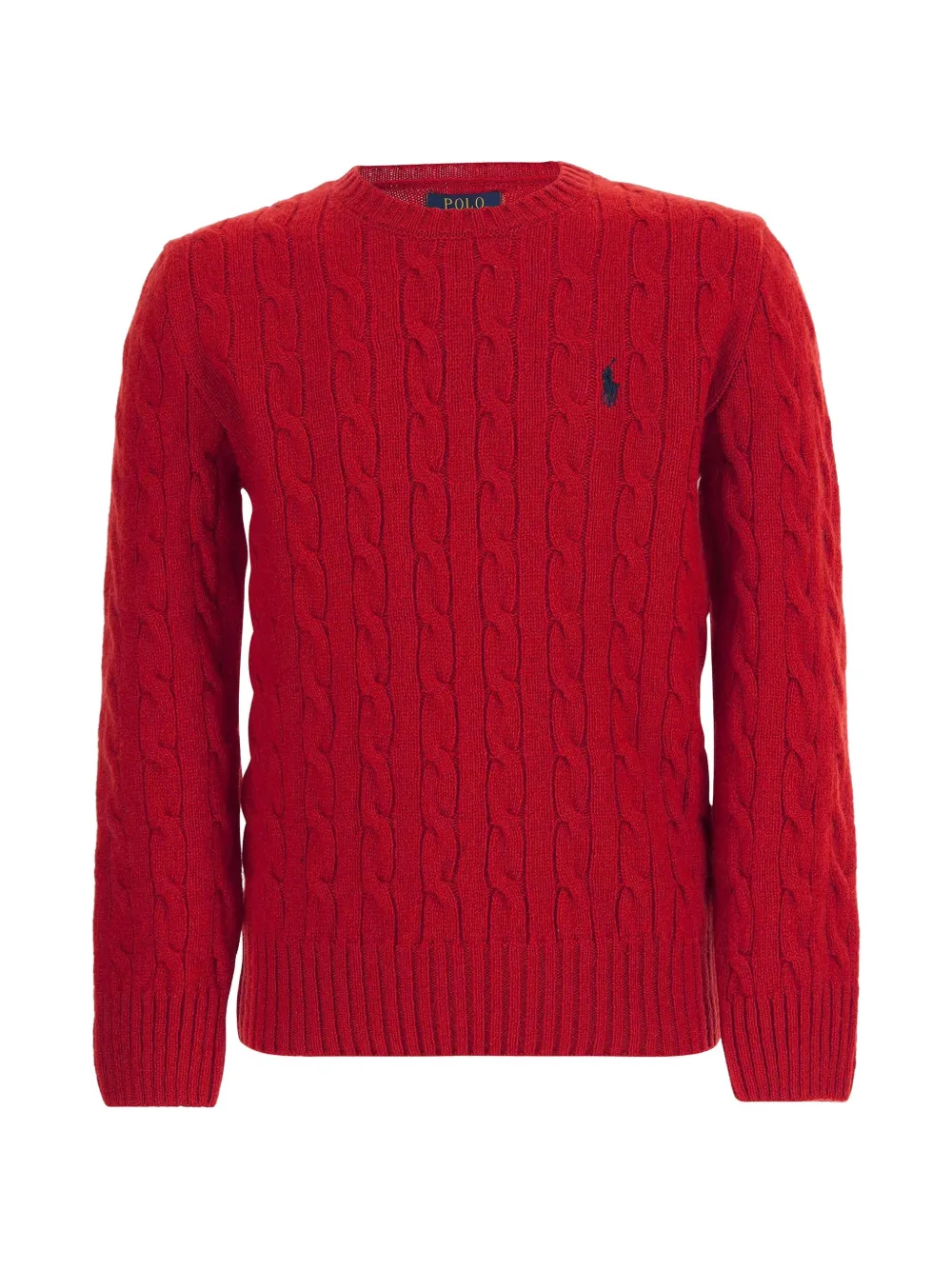 POLO RALPH LAUREN KIDS Maglione con logo ricamato - Rosso