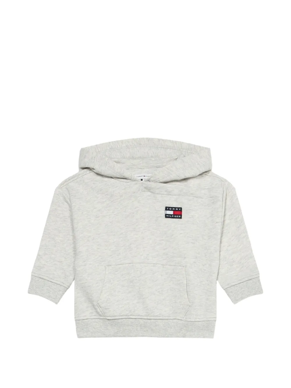 Tommy Hilfiger Junior Felpa con logo e cappuccio - Grigio