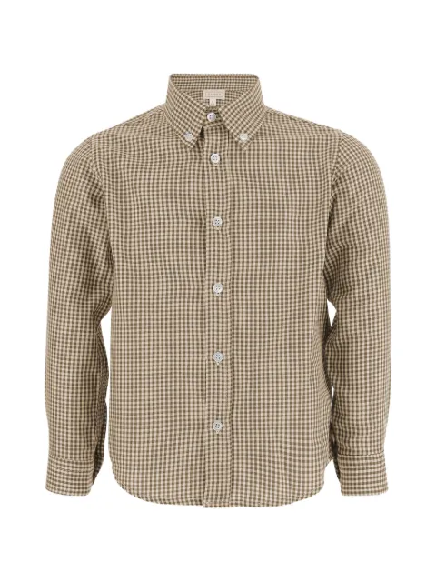 Nicoletta Fanna gingham-check button-down shirt