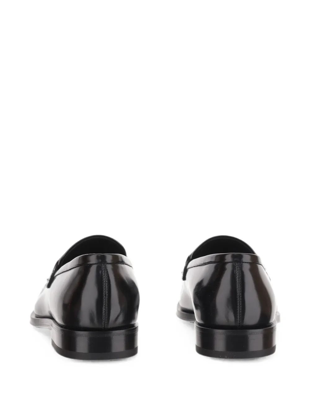 Ferragamo leather loafers Zwart