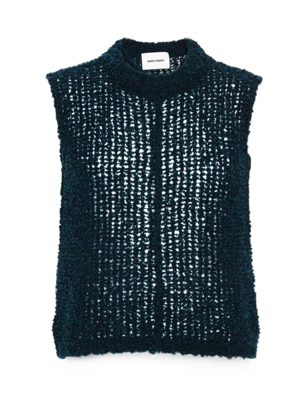Henrik Vibskov Amphi opengebreide top Blauw