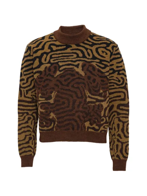 Henrik Vibskov Labyrinth brown frog jumper