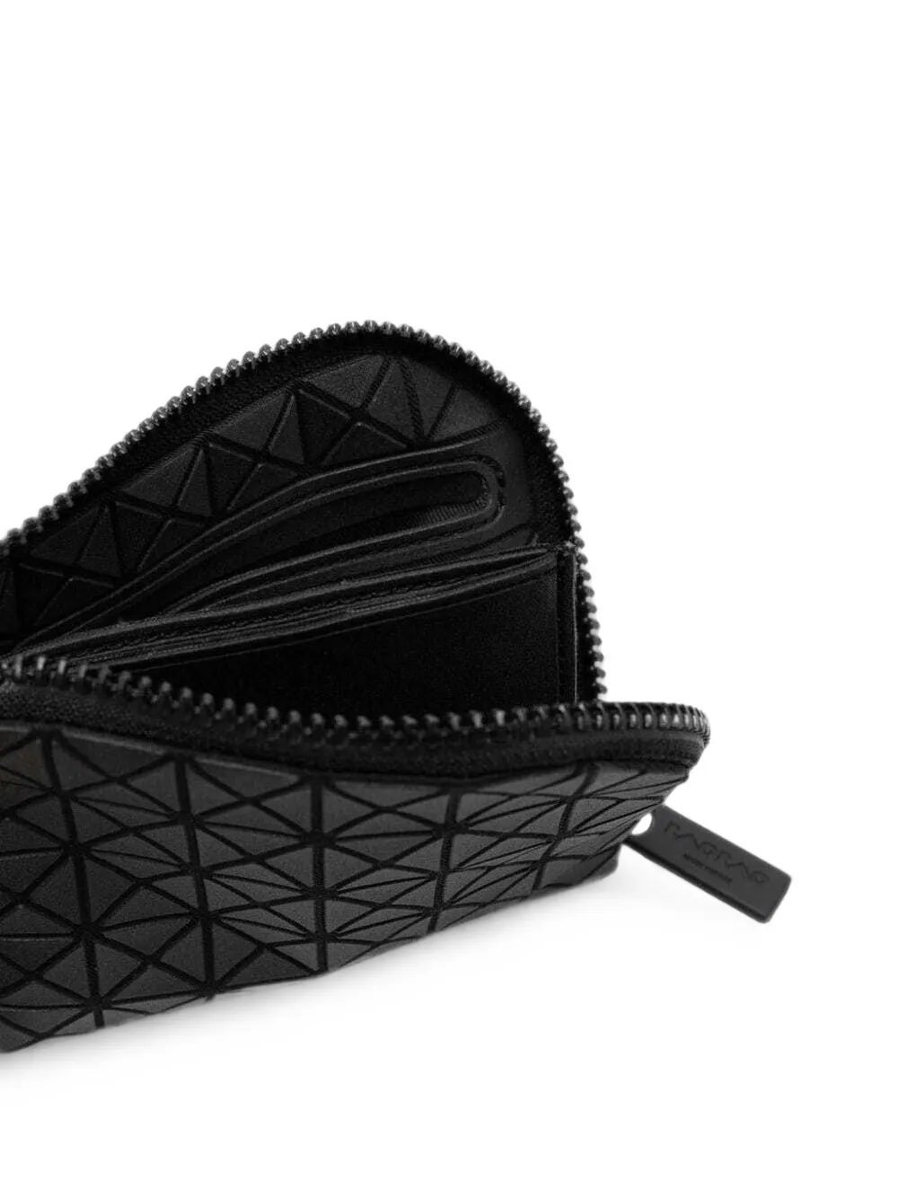 Bao Issey Miyake Clam portemonnee met geometrische vlakken Zwart