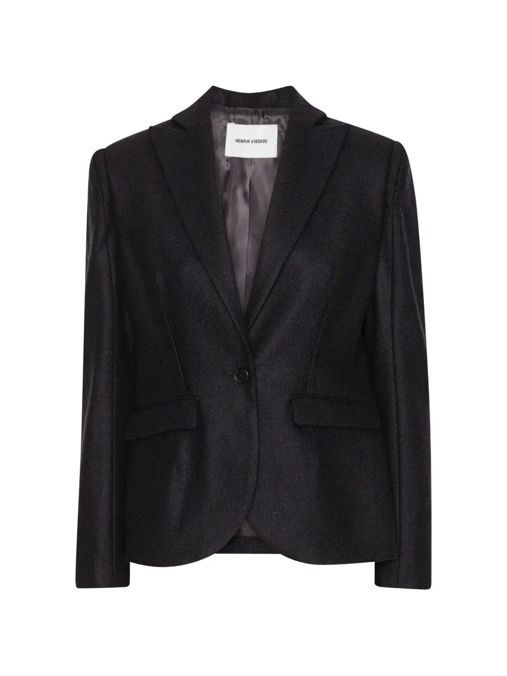 Henrik Vibskov Press tailored wool blazer - Schwarz