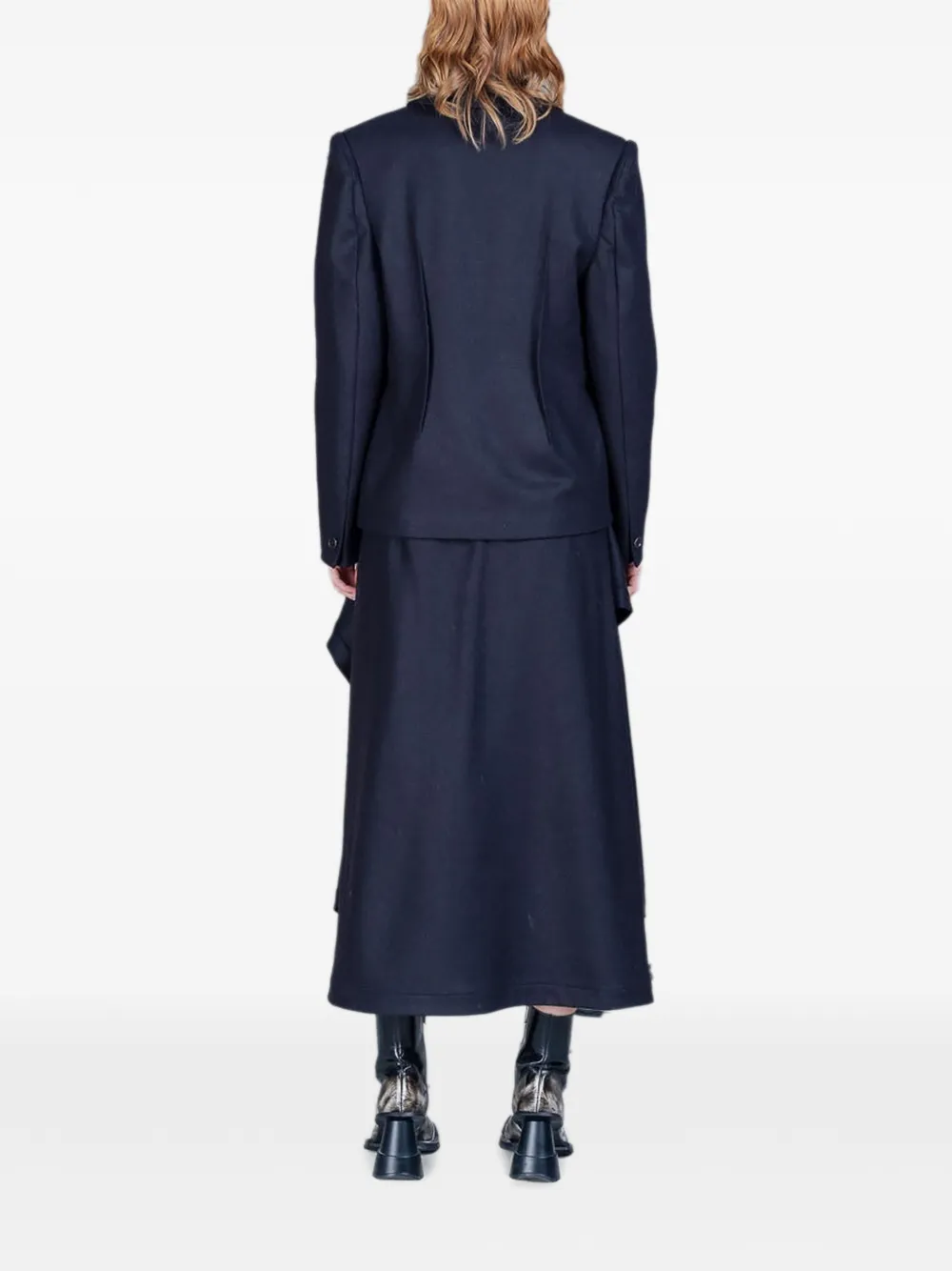Henrik Vibskov Press wollen blazer Zwart
