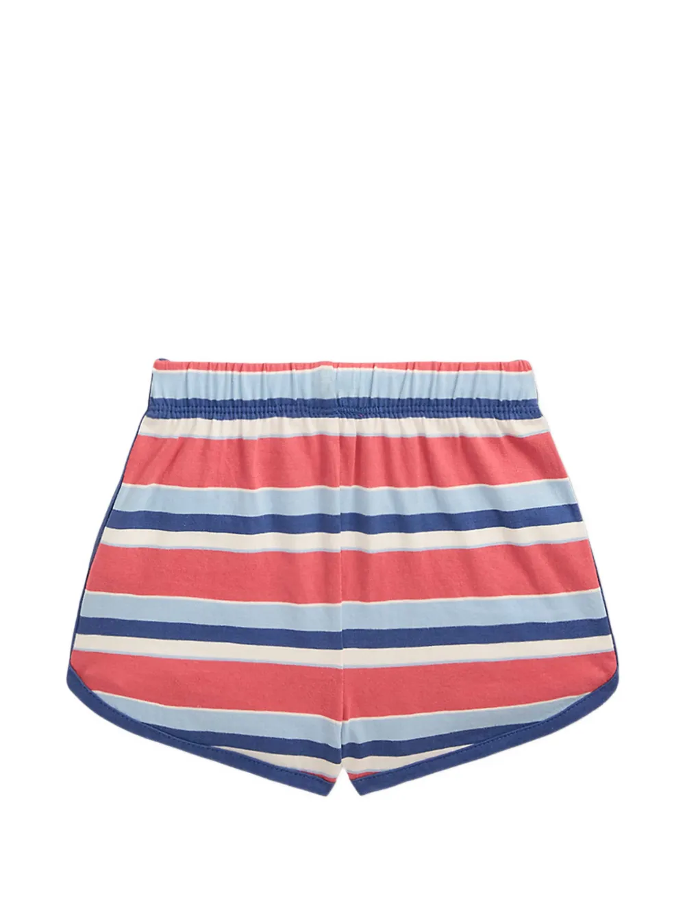 POLO RALPH LAUREN KIDS Gestreepte shorts en top Roze