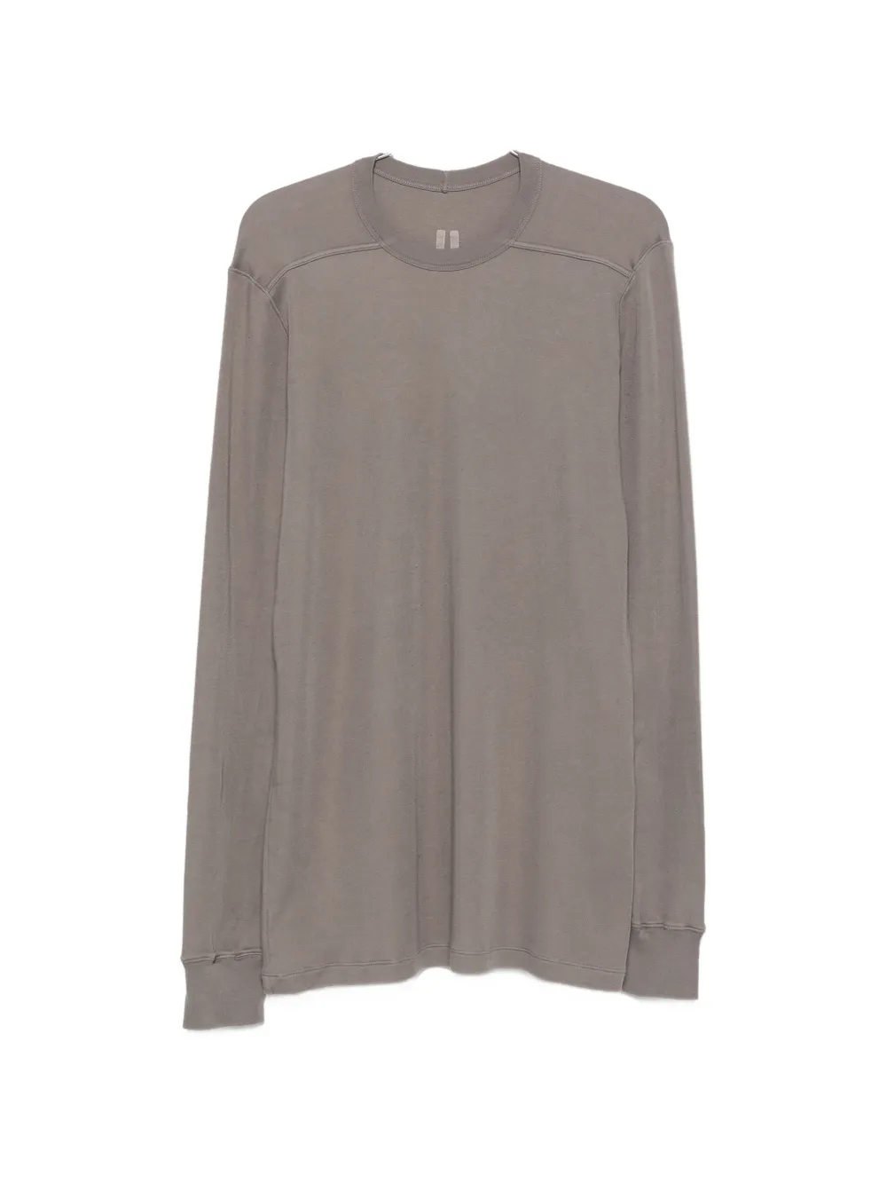 Rick Owens panelled long-sleeve sweater - Grigio