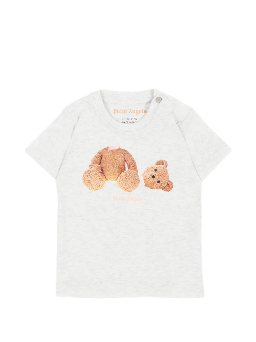 Palm Angels Kids Driedelig T-shirten set met beerprint Roze