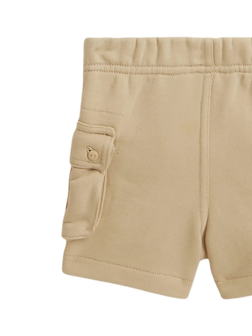 POLO RALPH LAUREN KIDS logo-patch cargo shorts set (set of two) Beige