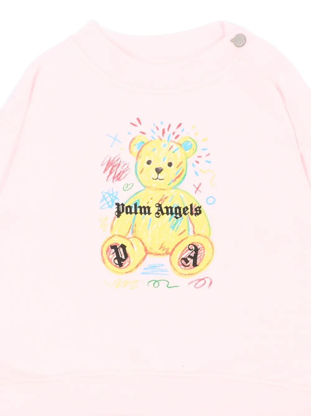 Palm Angels Kids Trainingspak met beerprint en logo-detail Roze