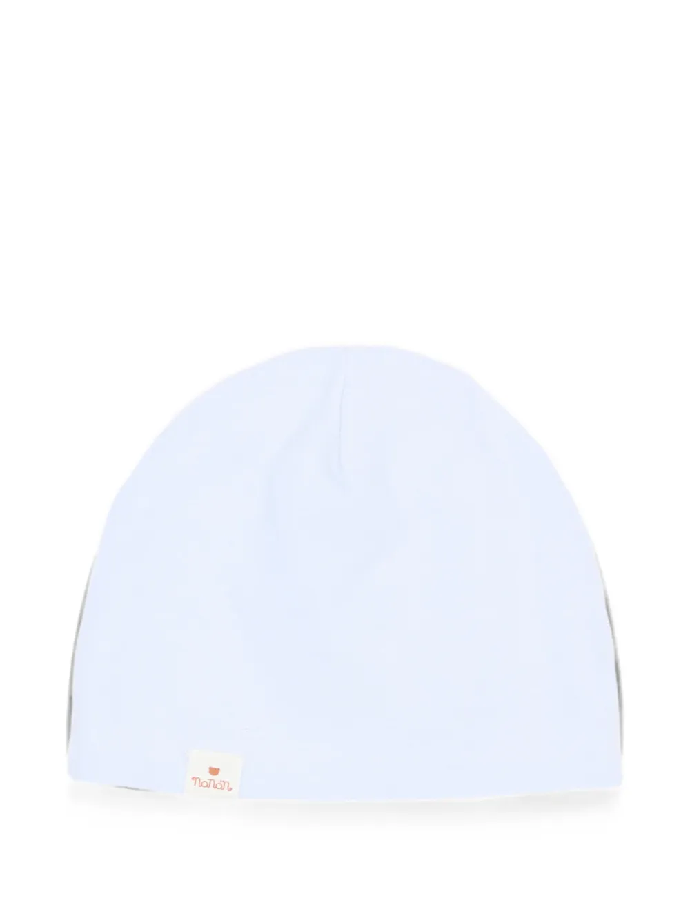 NANAN logo-patch reversible beanie hat - Blu