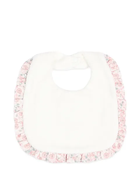 NANAN floral-print ruffled bib