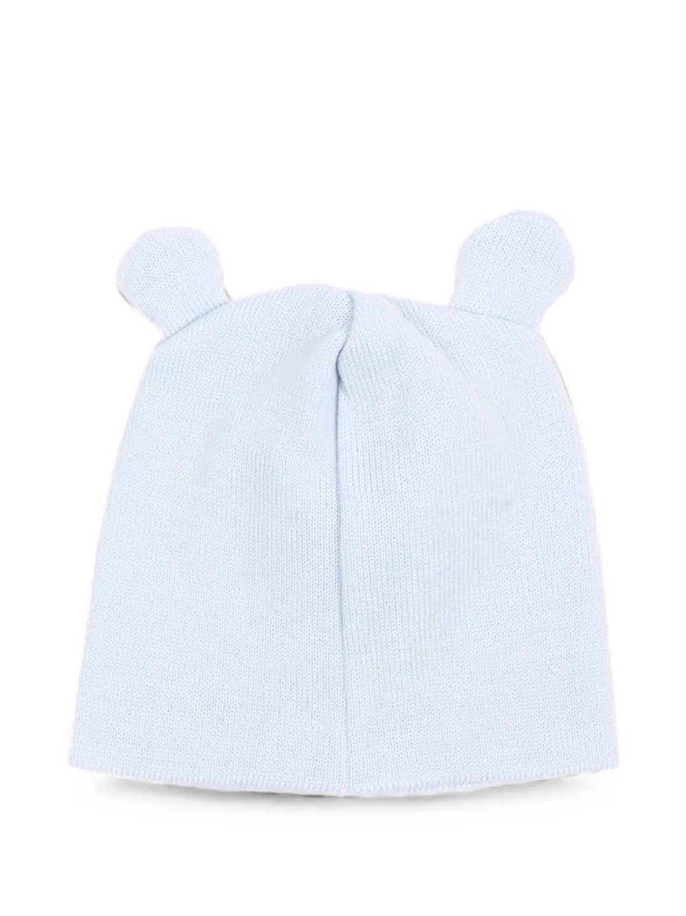 Little Bear Gebreide muts met oordetail Blauw