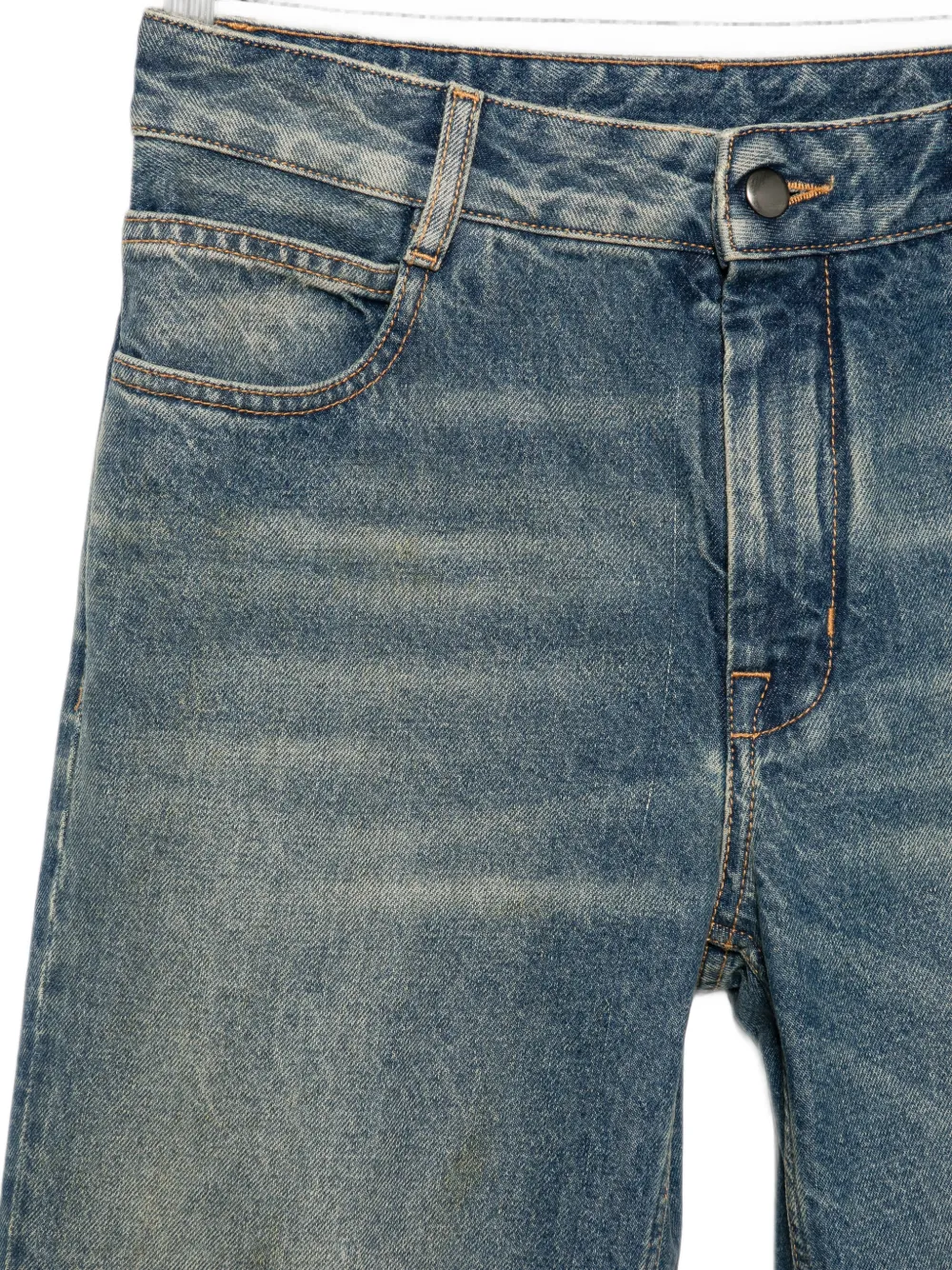 Ann Demeulemeester Jeans met vervaagd effect Blauw
