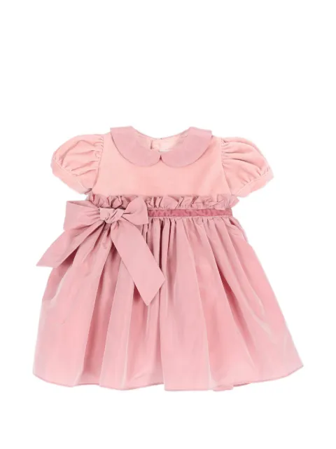 Mariella Ferrari bow-detail ruffled dress