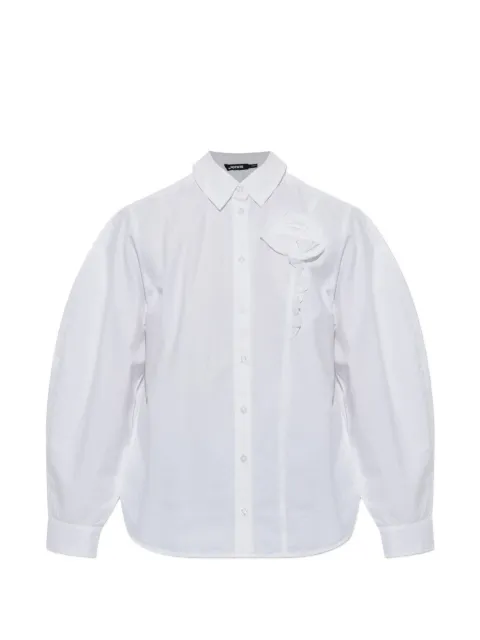 ROTATE BIRGER CHRISTENSEN oversized shirt bright white