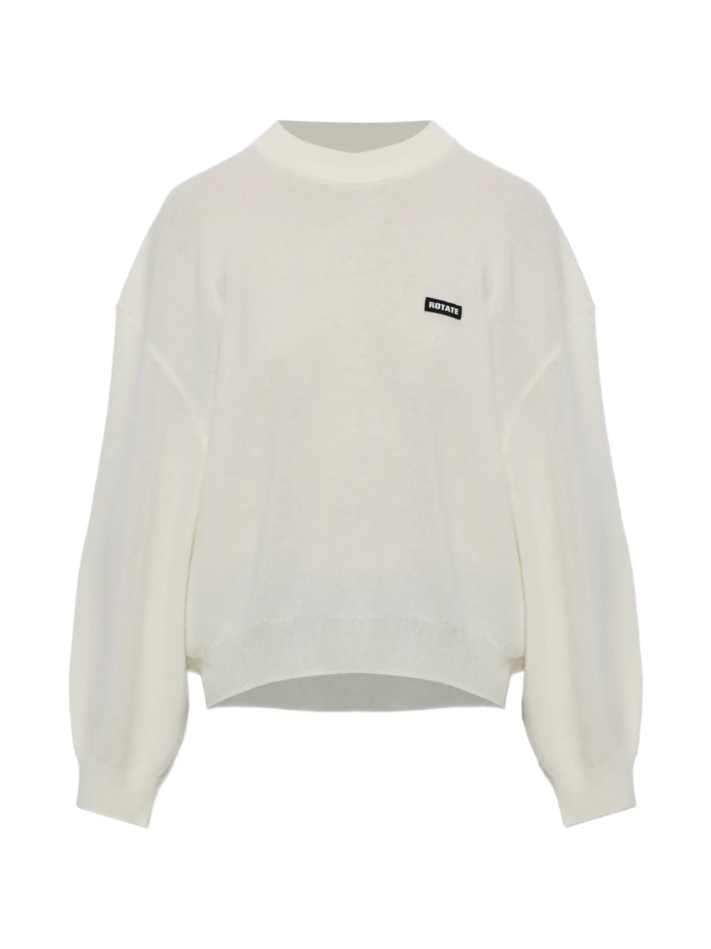 ROTATE BIRGER CHRISTENSEN oversized knit pullover white - Toni neutri
