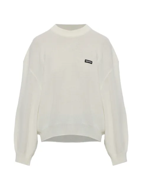 ROTATE BIRGER CHRISTENSEN jersey de punto oversize blanco