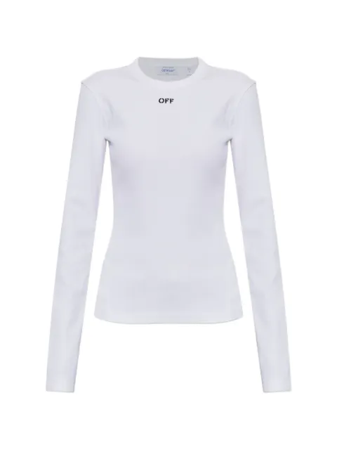 Off-White top con logo bordado