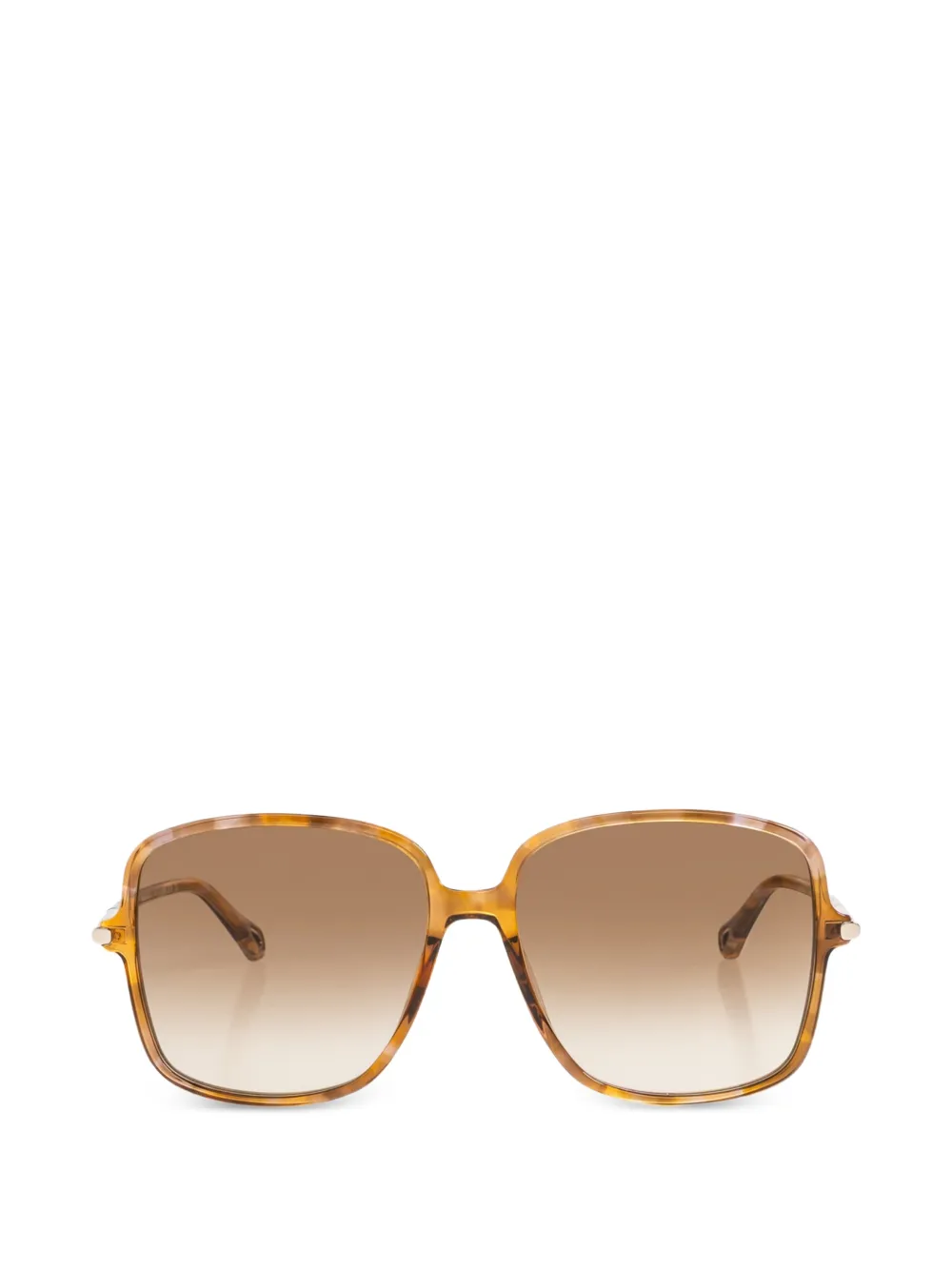 Chloé Eyewear Occhiali da sole oversize - Marrone